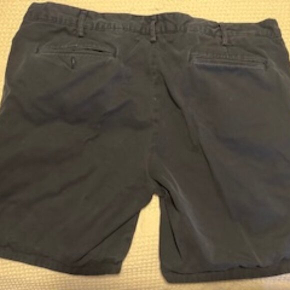 POLO Ralph Lauren Reversible Shorts (2-in-1) Solid Navy Blue and Checkered Blue - Picture 3 of 11